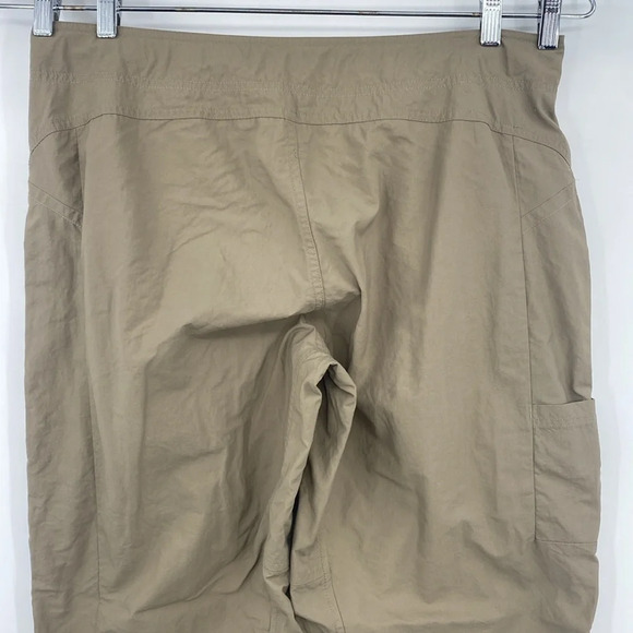 Mountain Hardwear‎ Pants Womens Size 14/ 32 Tan Straight Leg Camping Belted Hike - Picture 8 of 14